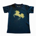 【NEW ARRIVAL!!!For Kids～LADYS】UNICORN T-Shirts BLACK [T-SHIRTS]