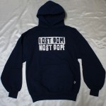 LOST DOPE or MOST DOPE HOODIE / NAVY 