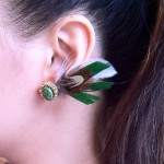 [LADIES ACCESSORIES] R.M.GLIM EARDRESS BOSTON CELTICS