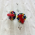[LADIES ACCESSORIES]R.M.GLIM MOSAIC PIERCED EARRINGS (PIERCE/EARRINGS)