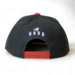 [KIDS登場]SAPPORO HOOD REPRESENT SNAP BACK CAP[BLACK×RED]