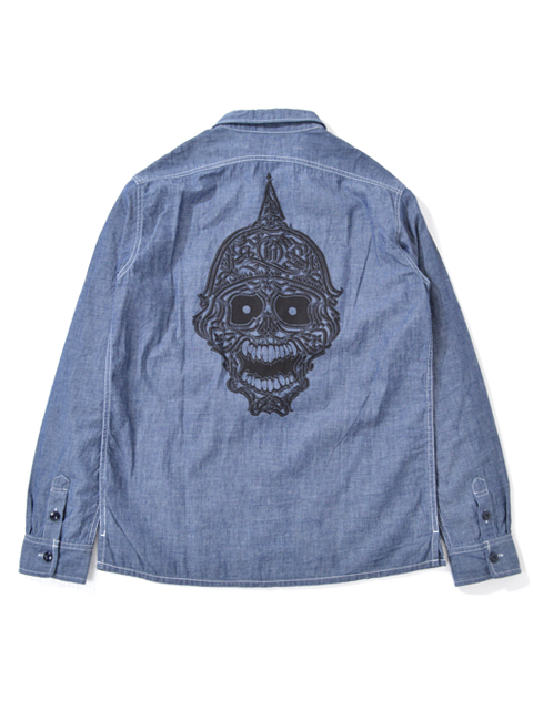 Prohibit-SkullWorkShirts-Chambray